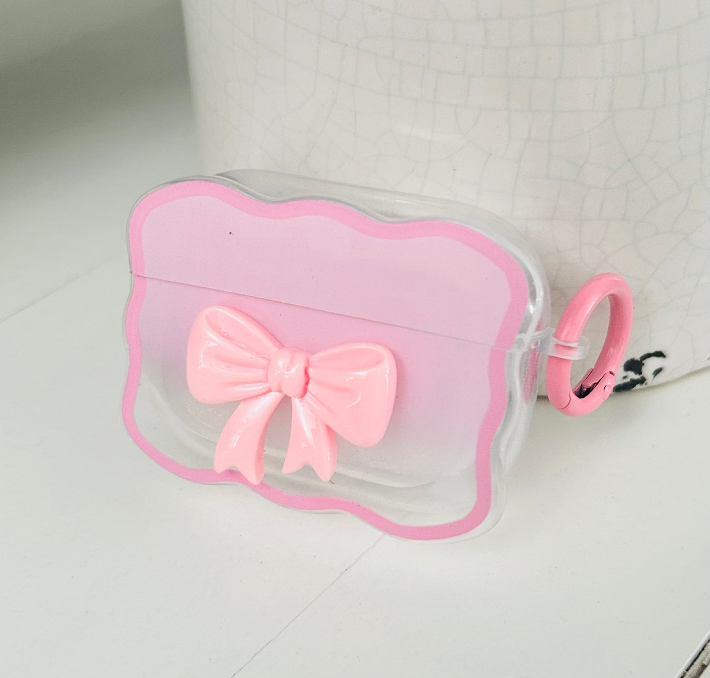 Pink Bow Airpod Pro Case